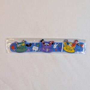 Disney Parks Mickey Mouse & Pals Teacup Ride Slap Bracelet | NWT